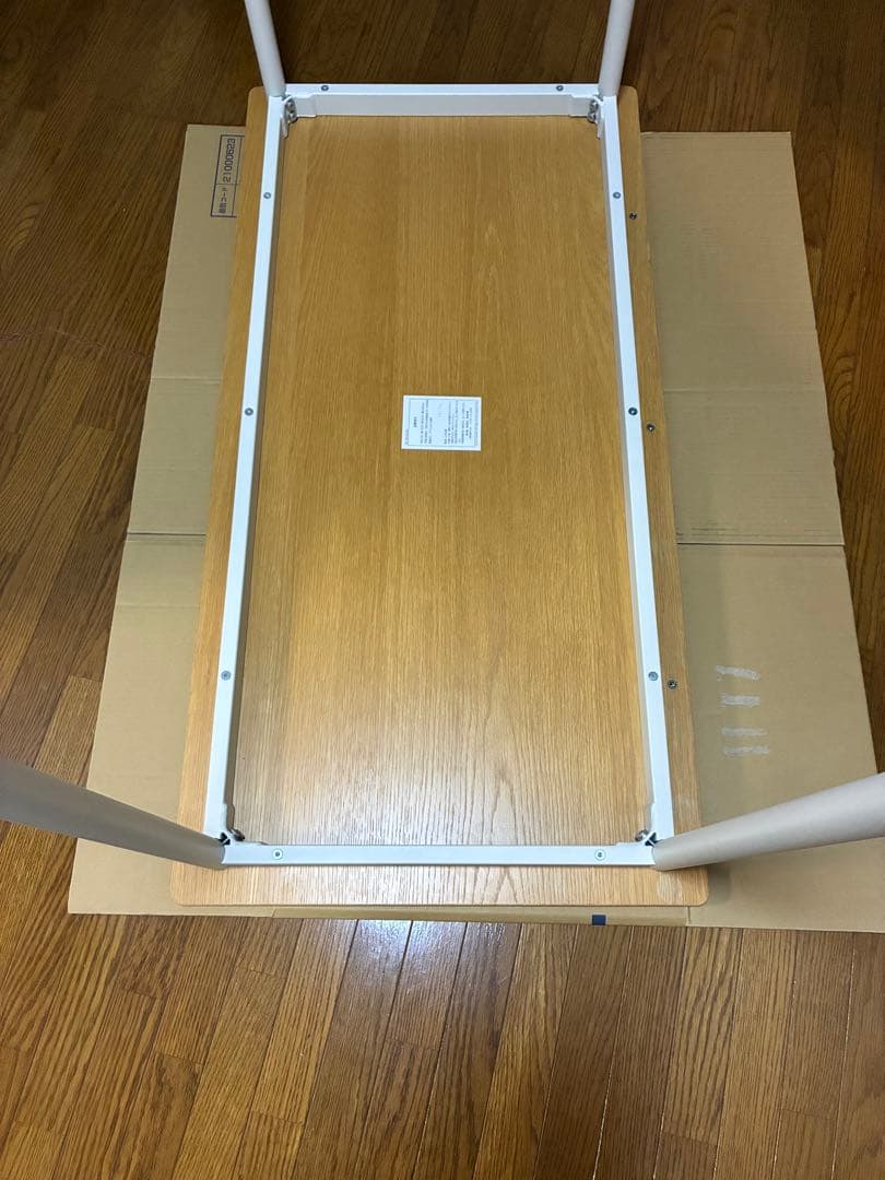 無印良品 幅120cm奥行60cm オーク材システムデスク