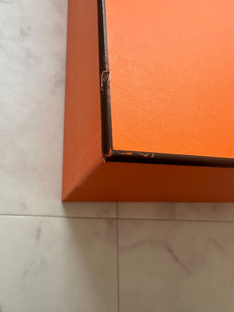 HERMES 空箱 ケリー28 オレンジ ボックス　1496