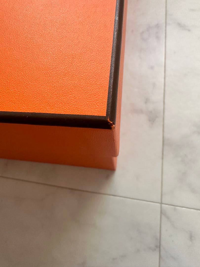 HERMES 空箱 ケリー28 オレンジ ボックス　1496