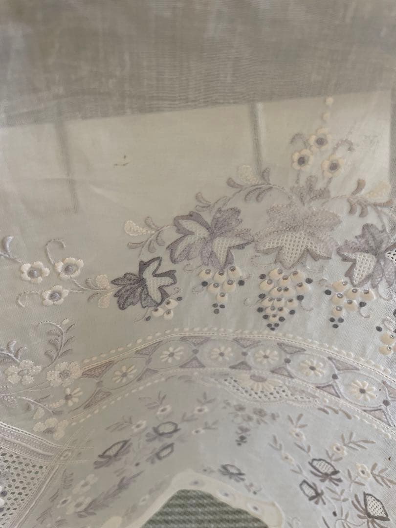 汕頭　スワトウ　SWATOW　手刺繍刺繍　テーブルクロス　希少