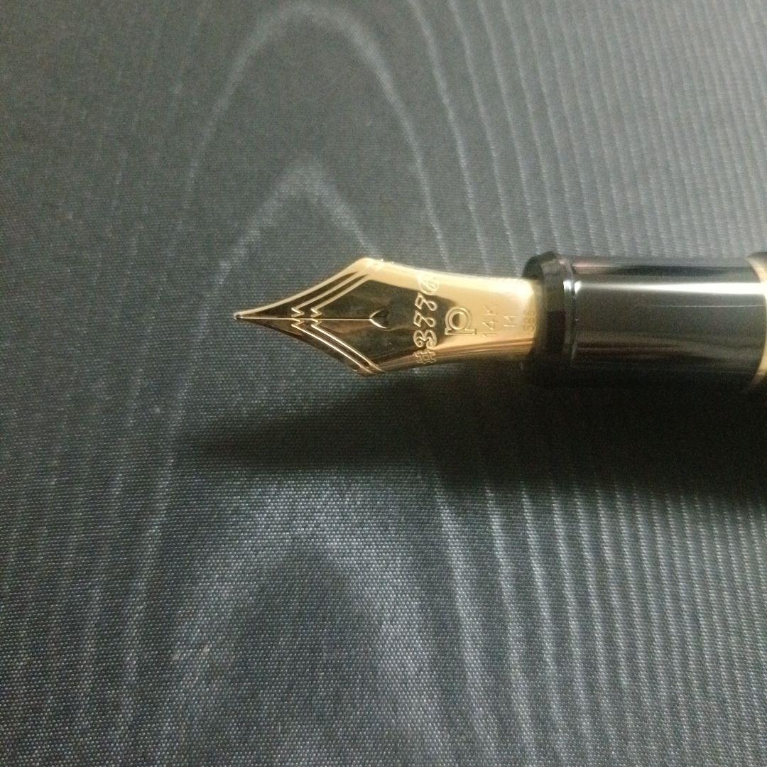 ★新品未使用★プラチナ万年筆 PNB-10000 １４Ｋ　ブラック 中字