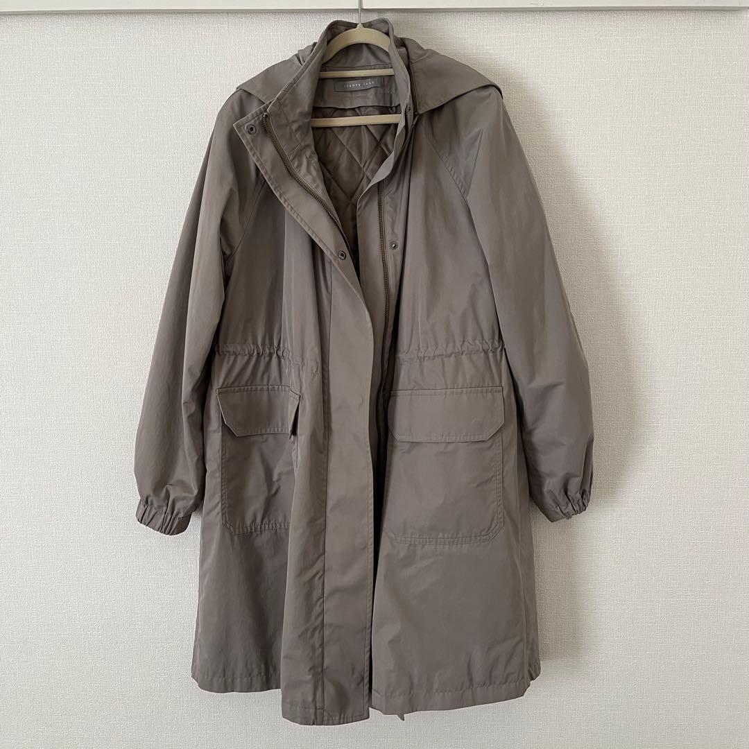 theoryluxe カーキ色 フード付きモッズコート　38