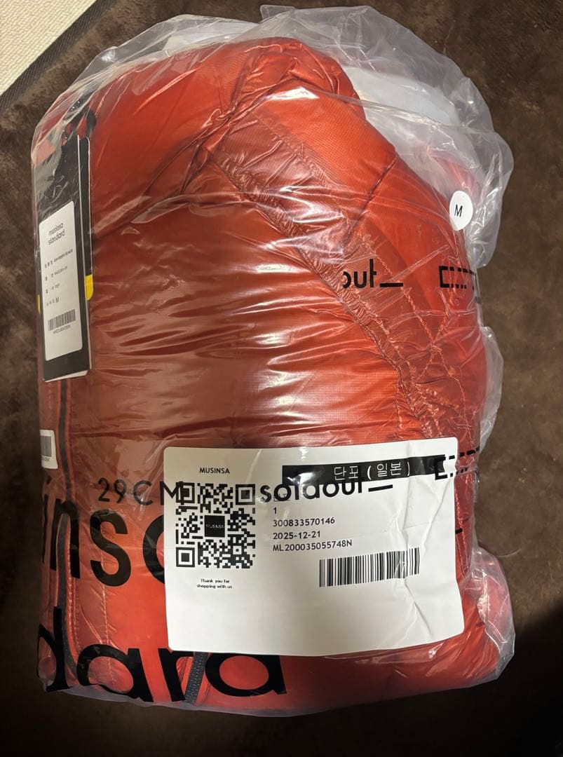 かつき君着用　MUSINSA standard ダウン　M