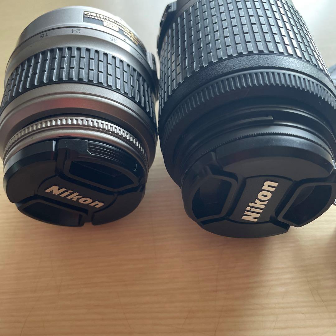 【最終値下！】Nikon D40 ダブルズームレンズ　シルバー