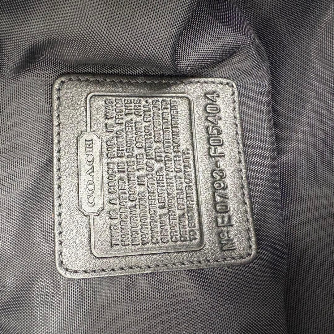 美品　コーチ　COACH F05404 ボストンバッグ　鍵付き　大容量　レザー