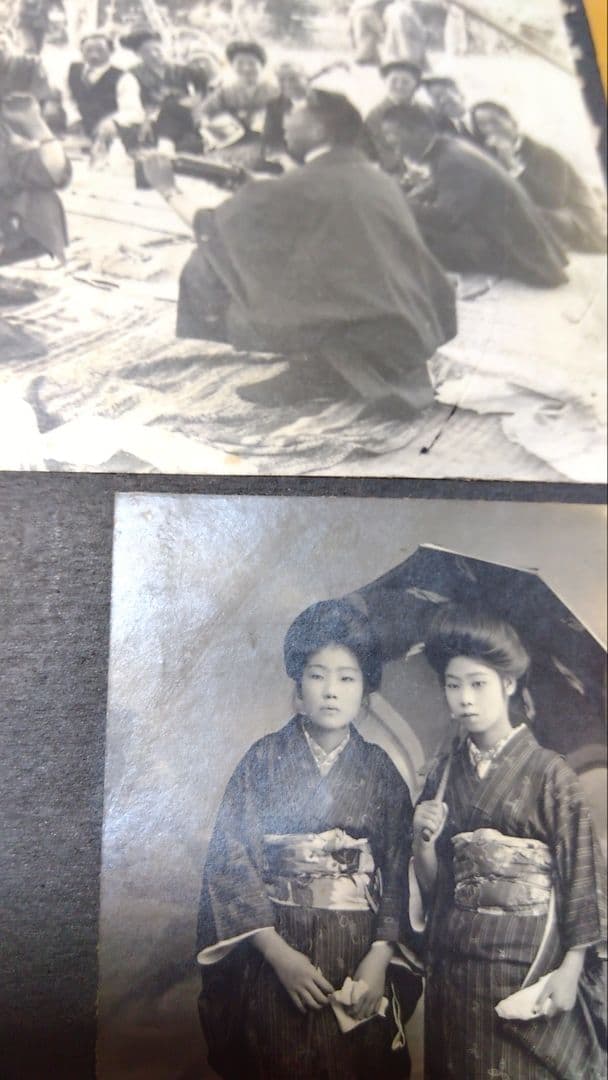 昭和レトロ戦時中 アルバム写真