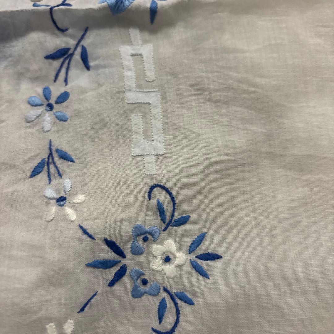 汕頭　スワトウ　オーガンジー　テーブルセンター