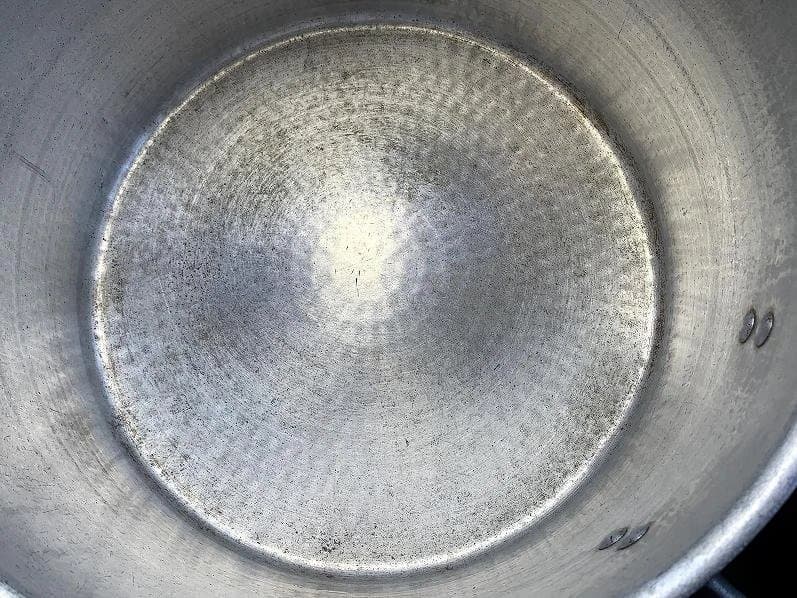 中尾アルミ製作所 KING POTS 打出し 半寸胴鍋 直径36cm