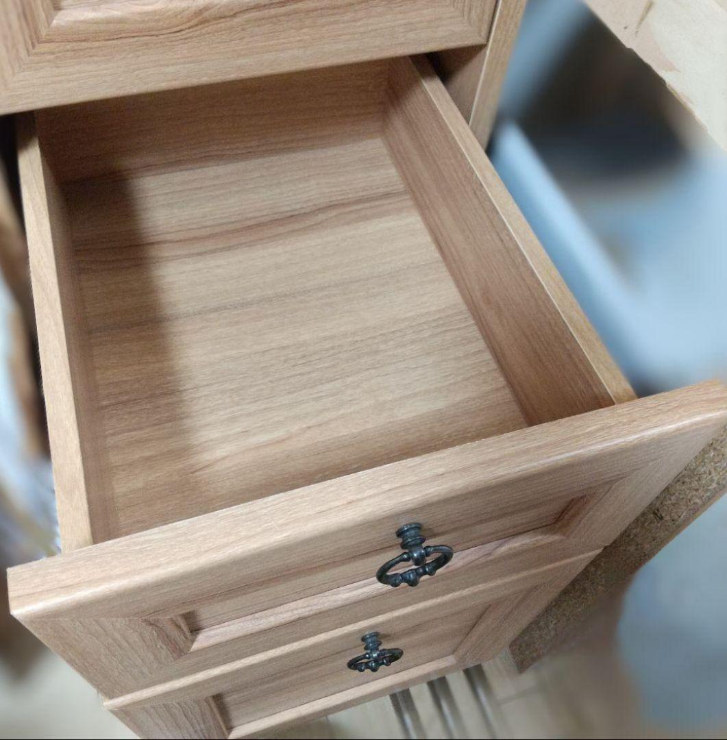 木目調ドレッサー（スツール別売有）