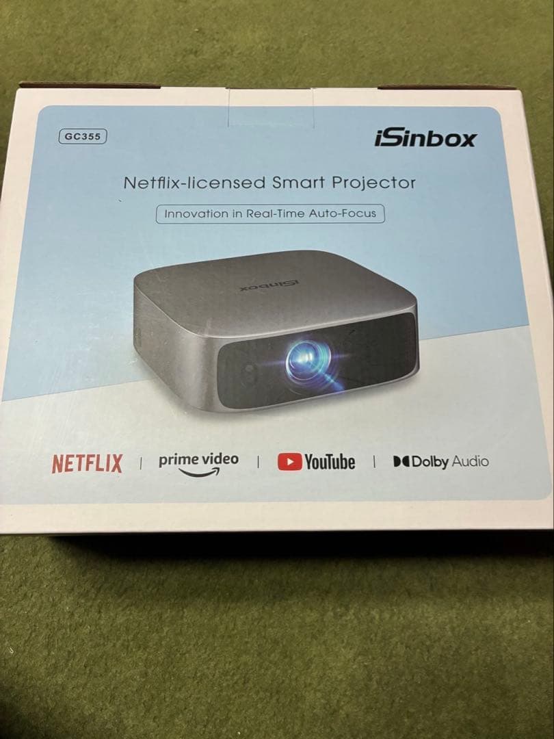 プロジェクター オートフォーカス1200ANSI 1.1:1投影比率自動台形補正