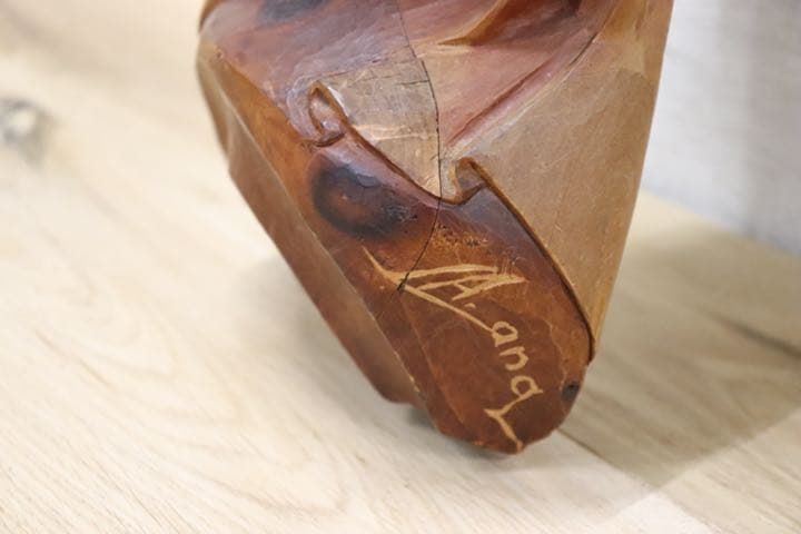 gmbp2 ○ マリア像 木彫 彫刻像 女性 オーストリア 作家作品 壁掛