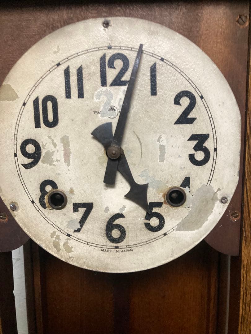 愛知時計 アンティーク スリゲルボンボン時計 初心者歓迎 稼働中