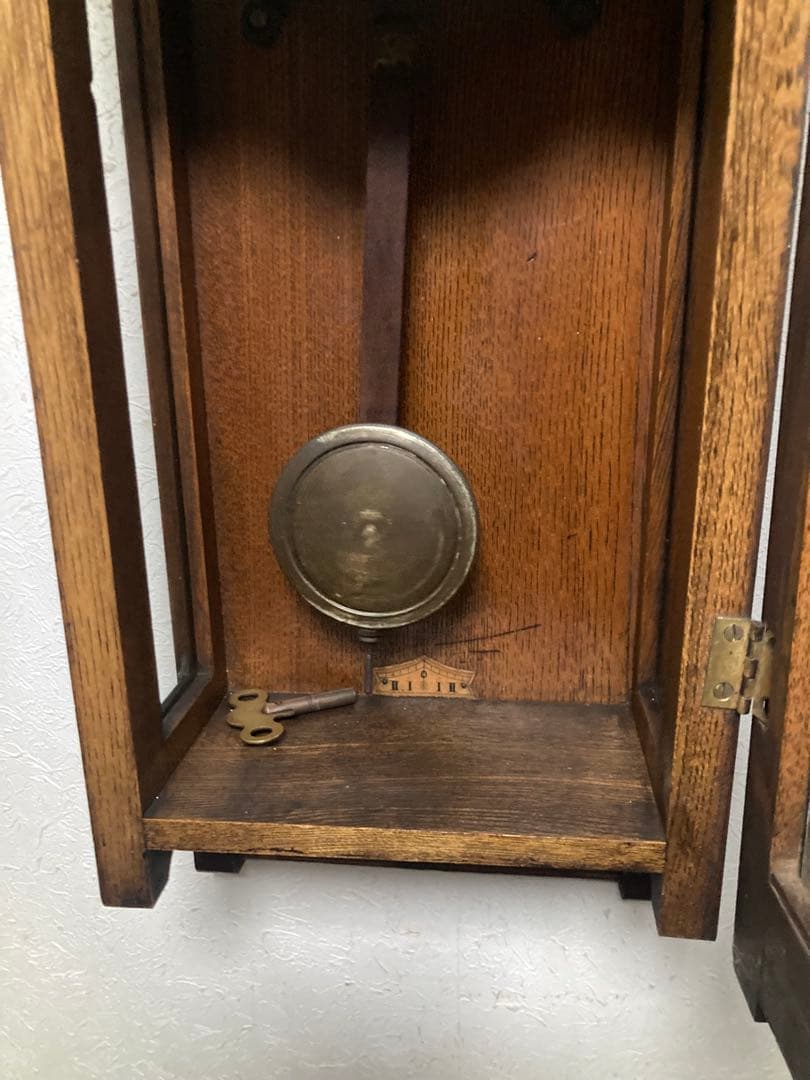 愛知時計 アンティーク スリゲルボンボン時計 初心者歓迎 稼働中