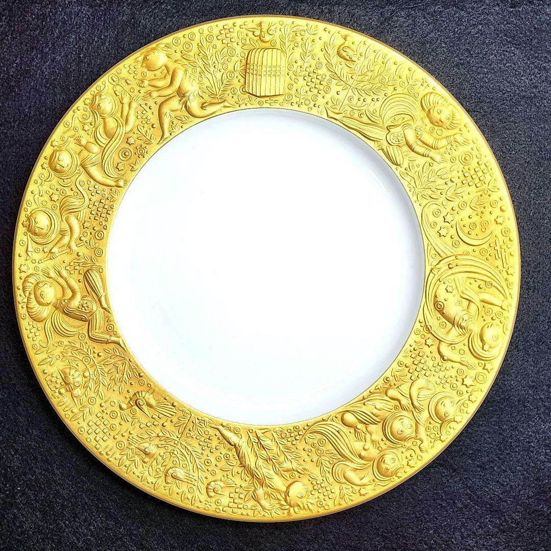 ローゼンタール Rosenthal 魔笛 ゴールド プレート22cm 6枚セット