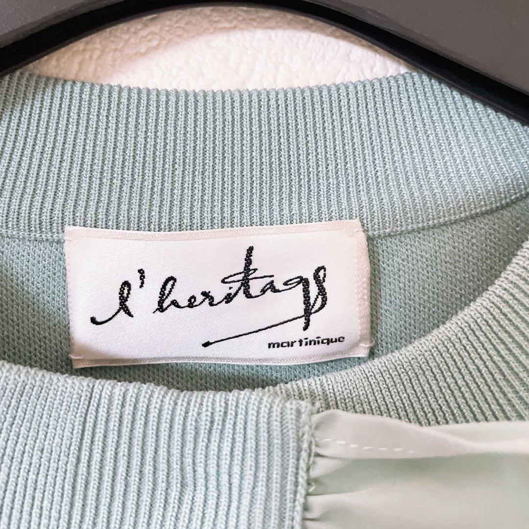 いちご様✨️l’heritage martinique タフタフリルカーディガン