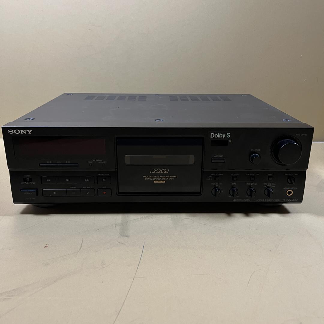 SONY TC-K222ESJ カセットデッキ Dolby S ソニー