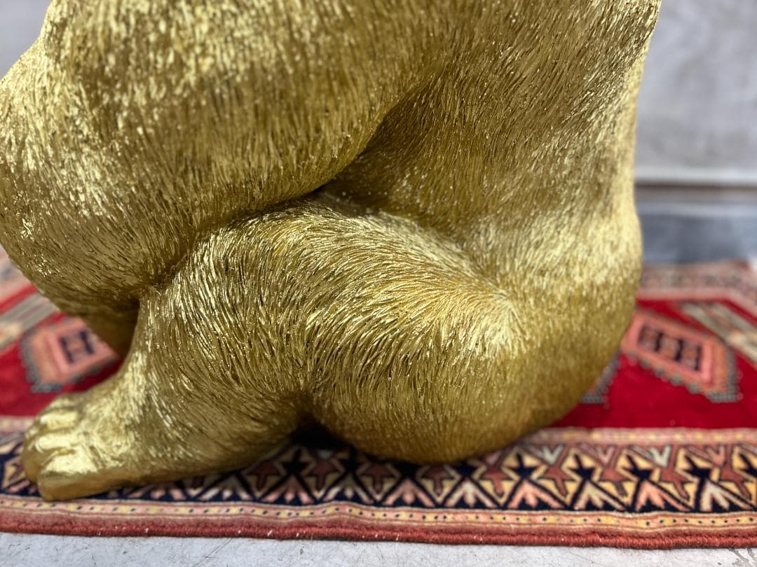 KARE / カレ　モンキーゴリラ サイド ゴールド XL　デコフィギュア