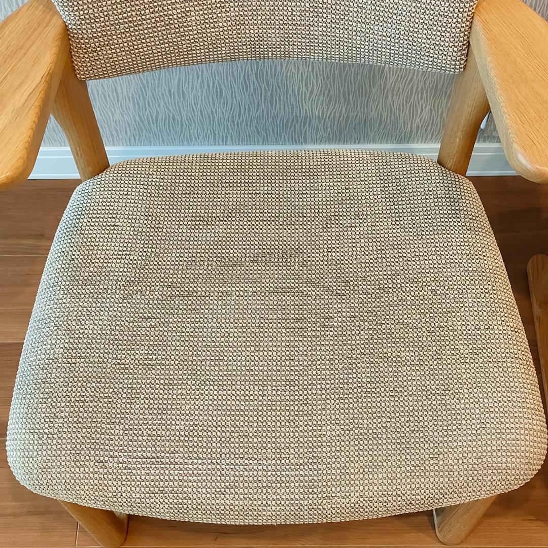 美品　INOUE Associates　アームチェア　中座椅子　2脚セット