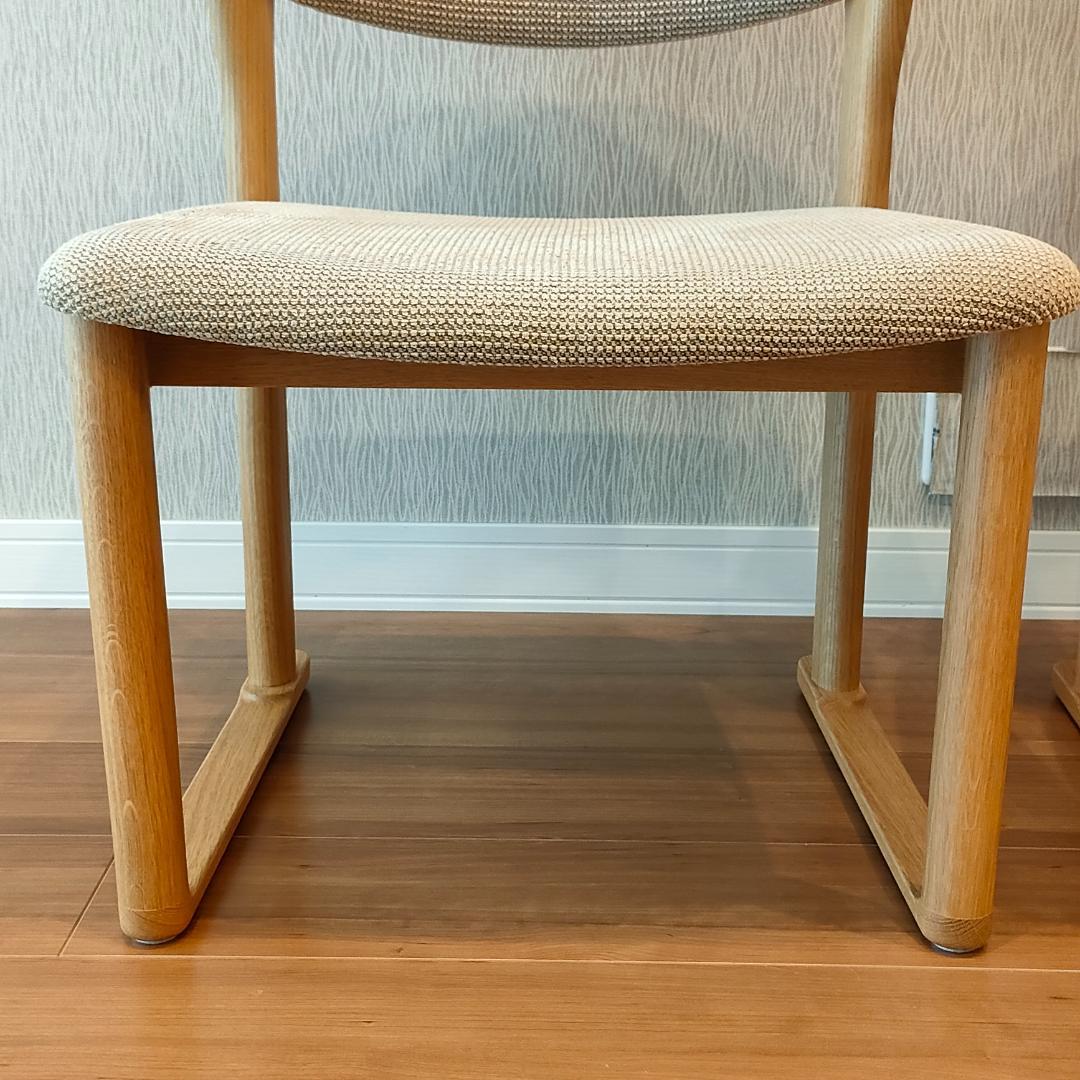 美品　INOUE Associates　アームチェア　中座椅子　2脚セット