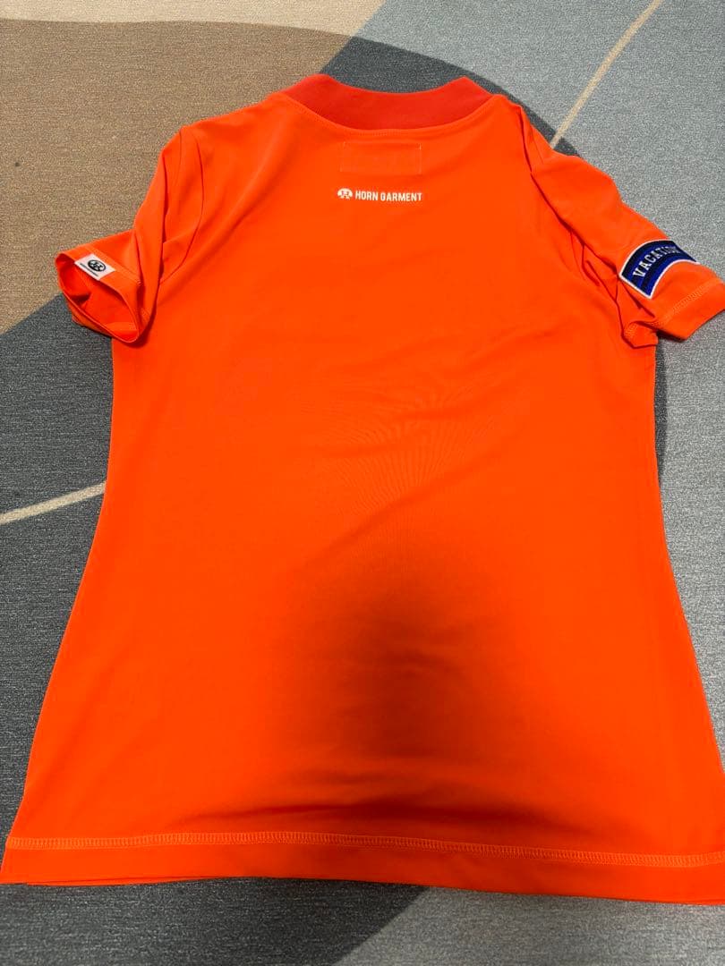 horn garment オレンジゴルフシャツ