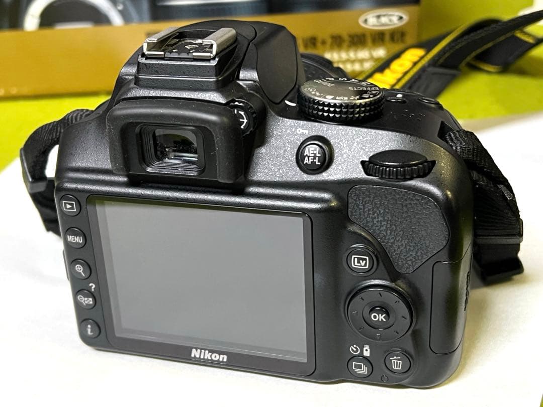 ニコン D3400 一眼レフカメラ ダブルレンズキット