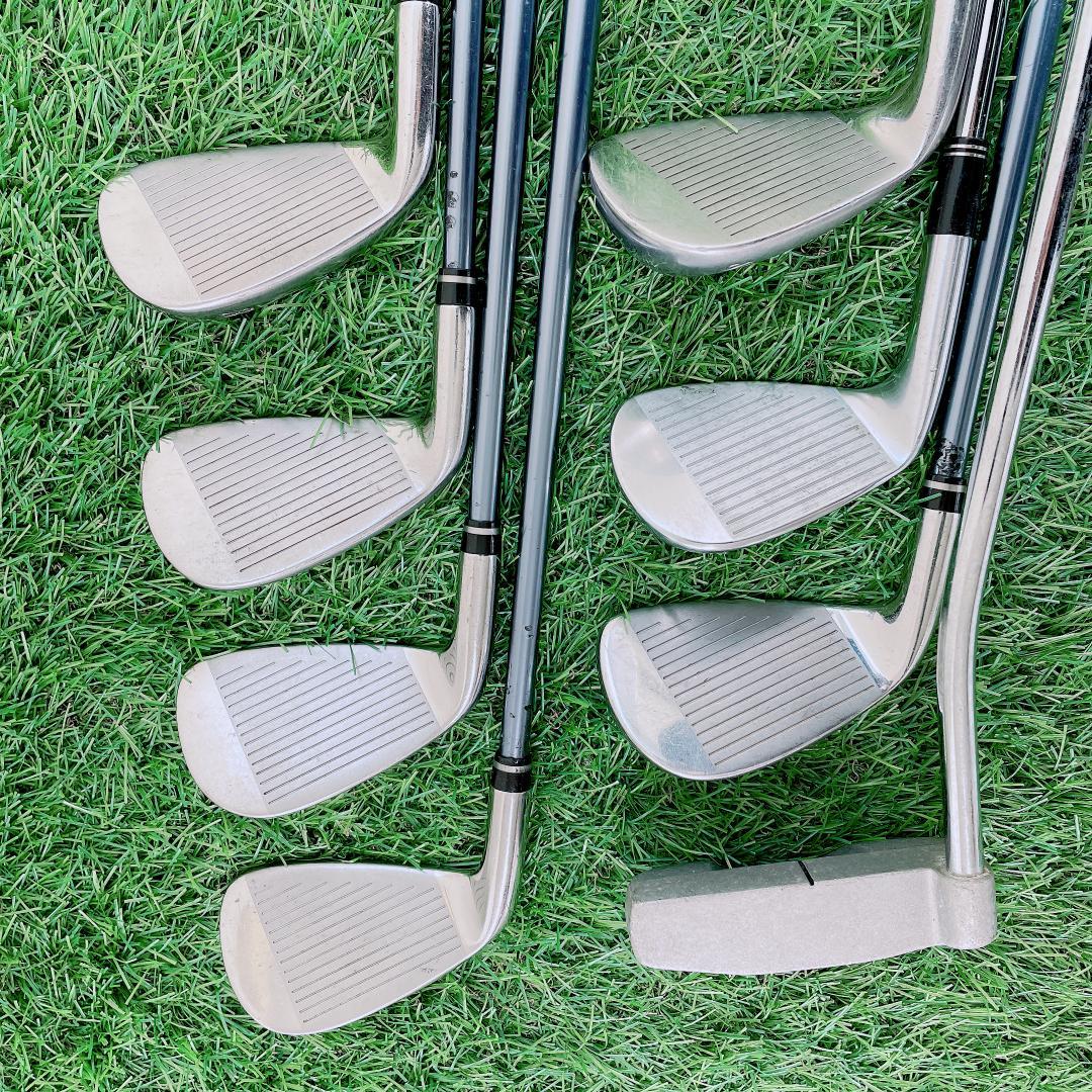 NIKE SQ adidas 11本 ゴルフクラブセット 初心者　N2195