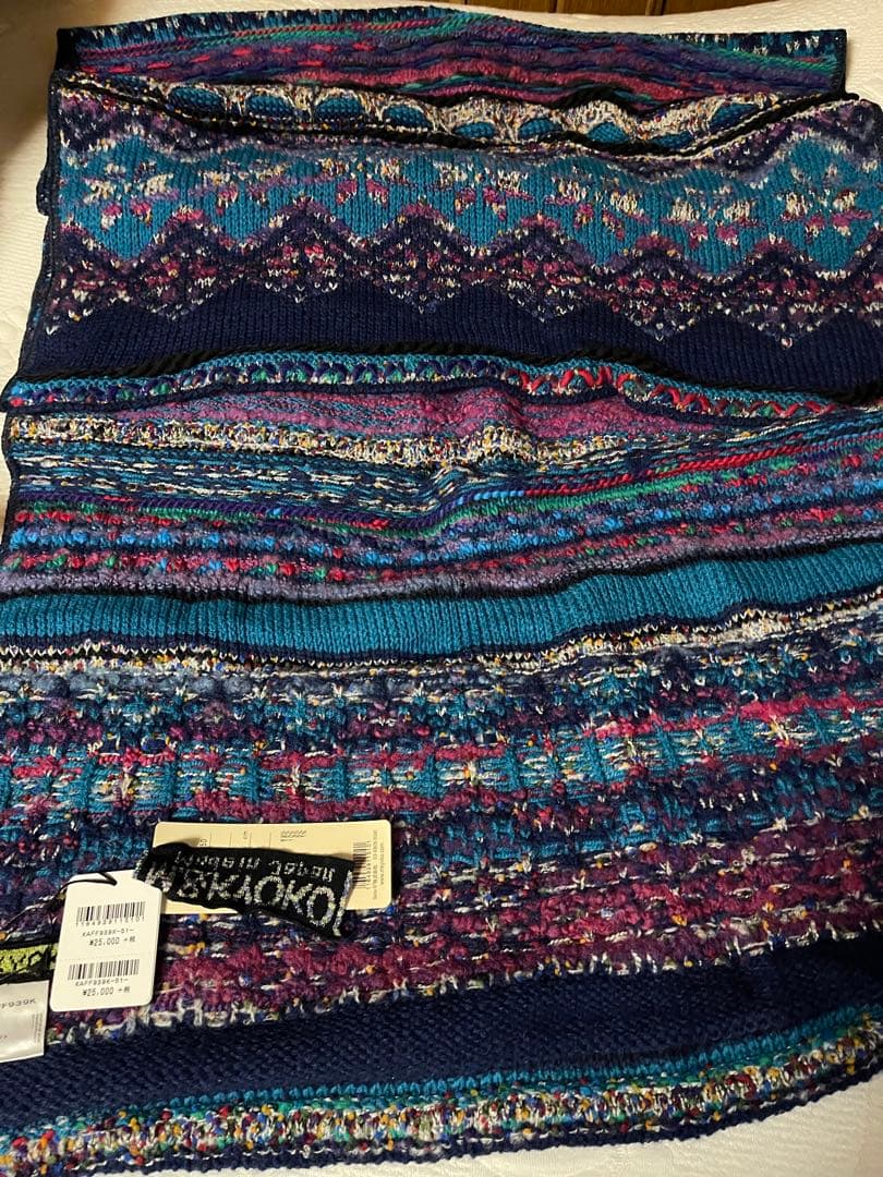 レア♡新品タグ付きストールM.&KYOKOエムアンドキョウコ　雅姫　ブランケット