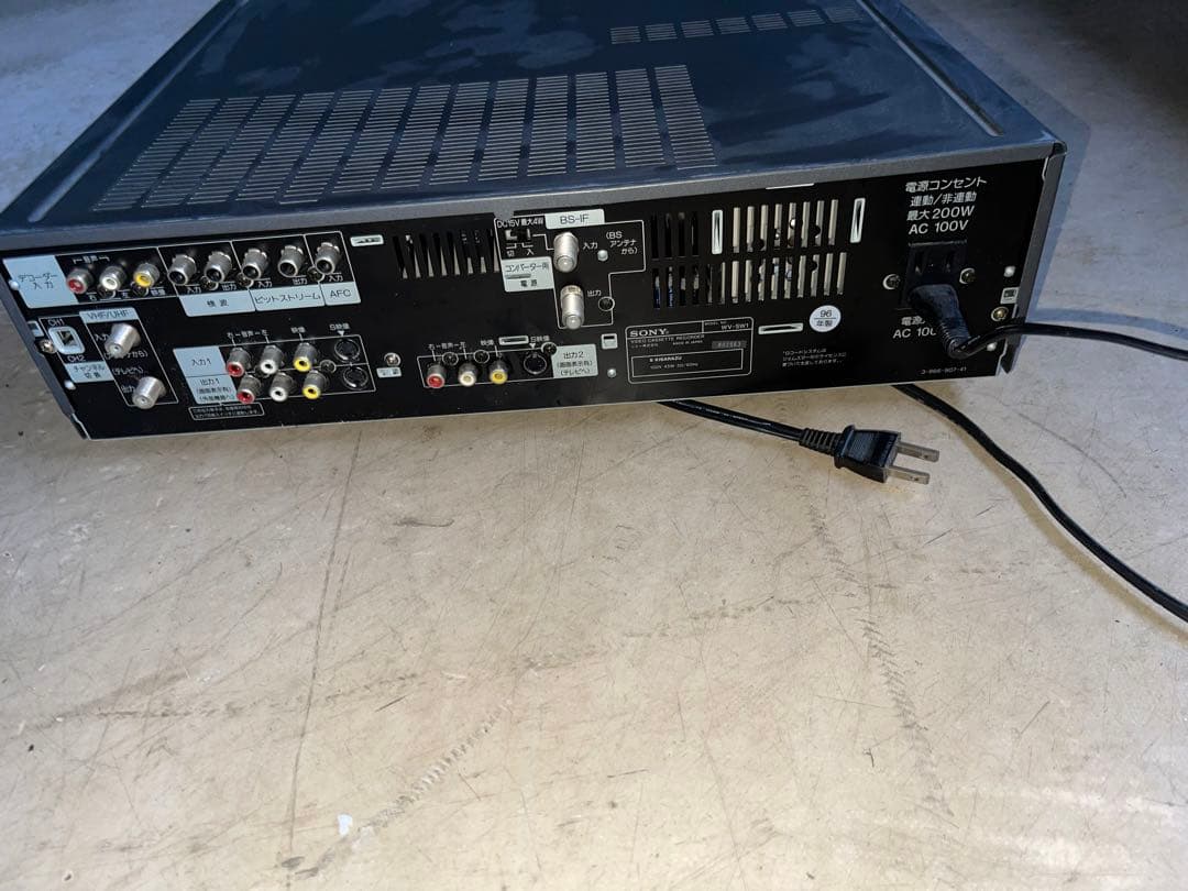 SONY ビデオ8&VHS WV-SW1 ジャンク