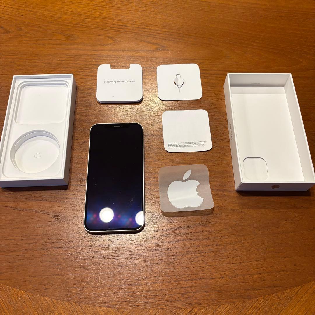 【状態良好】iPhone 12 ホワイト 64G バッテリー77% au購入品