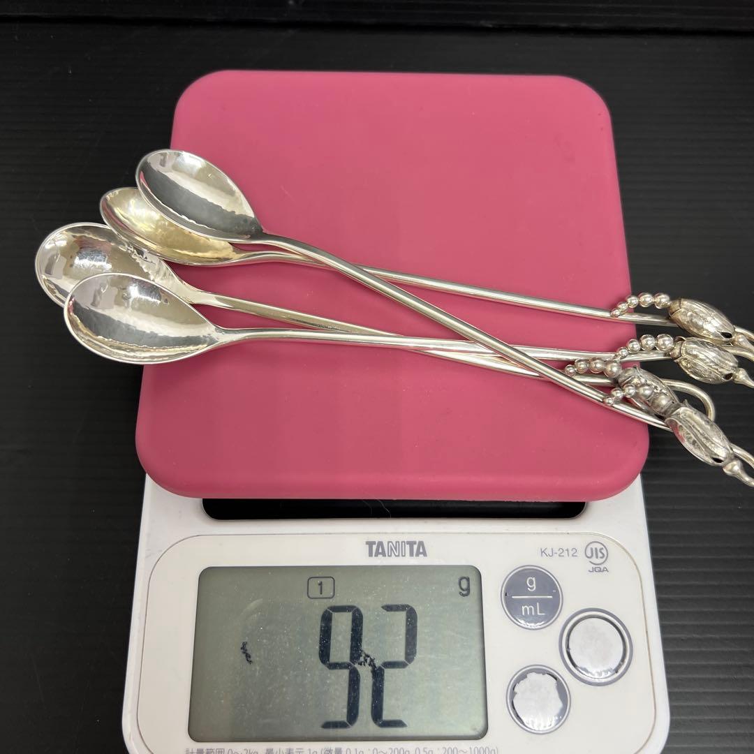 ジョージジェンセン　激レア　ブロッサムアイスティスプーンsterling925