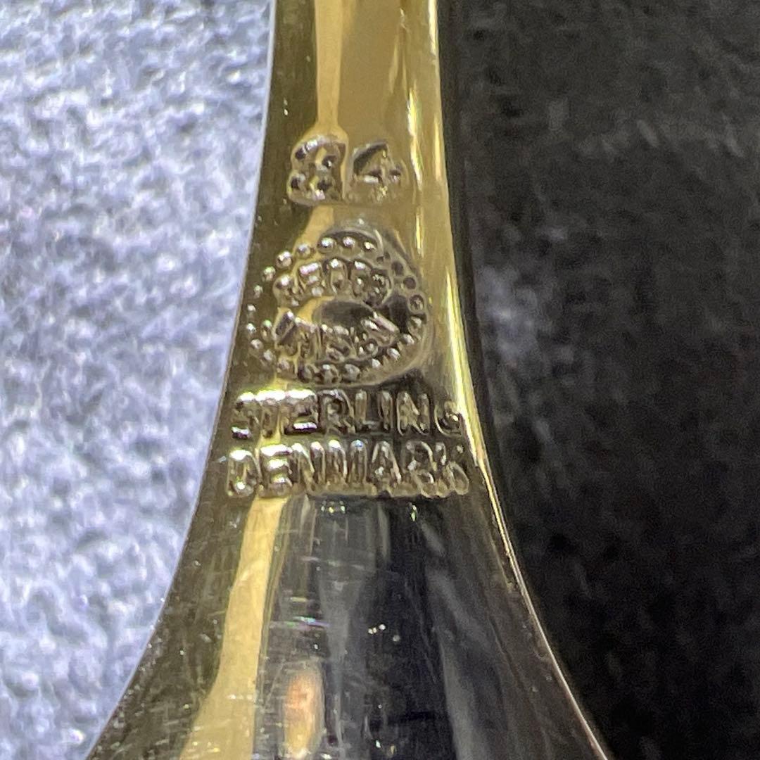 ジョージジェンセン　激レア　ブロッサムアイスティスプーンsterling925