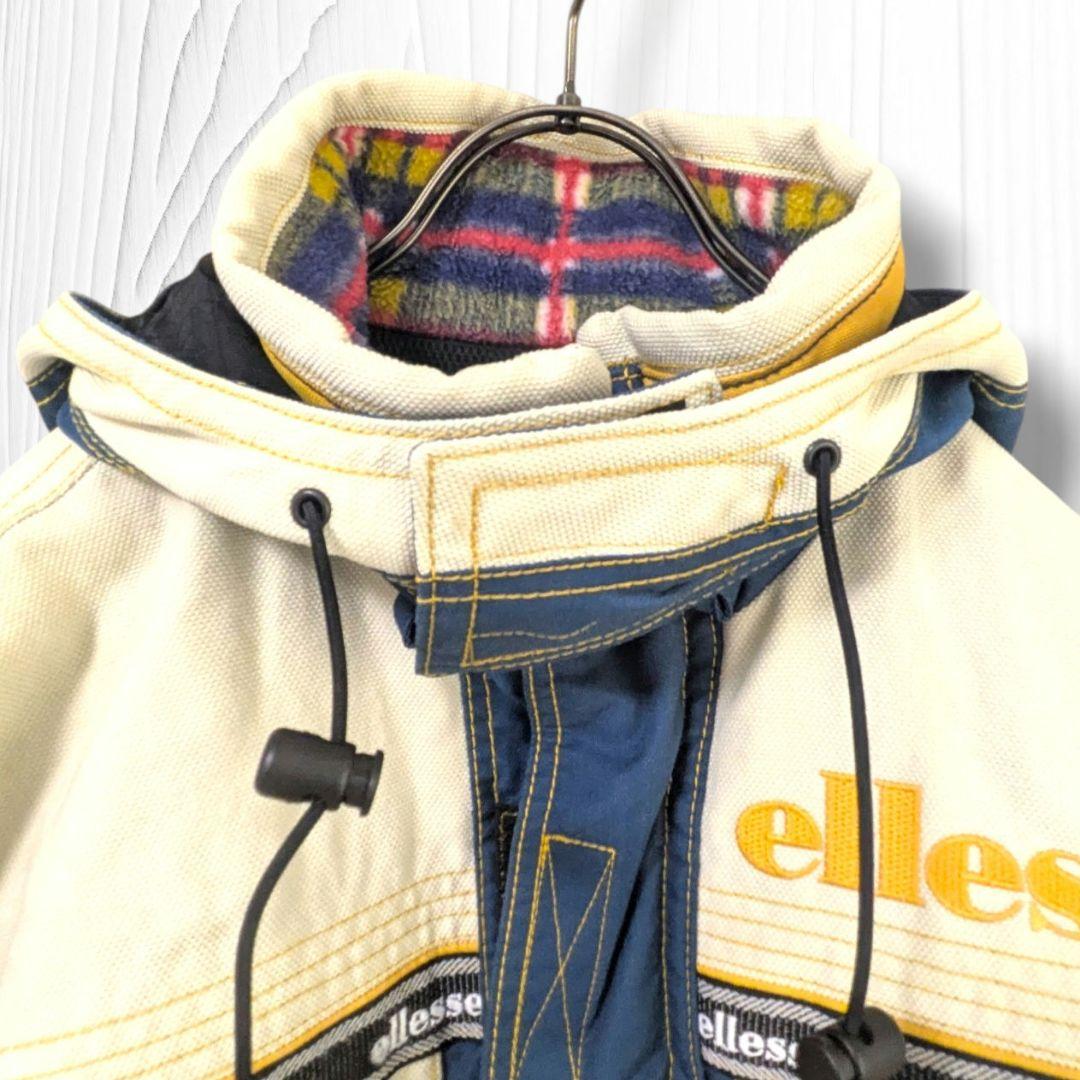 エレッセ Goldwin製 スキーウェア 上下セット Y2K レトロカラー Ｍ