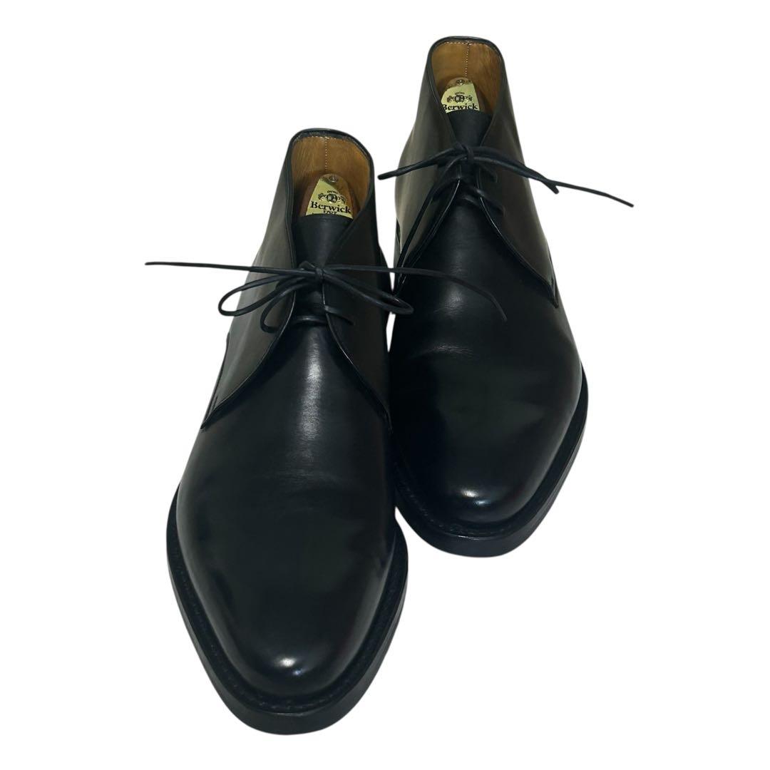 極美品 ジャランスリワヤ チャッカブーツ ブラック ダイナイトソール 26cm