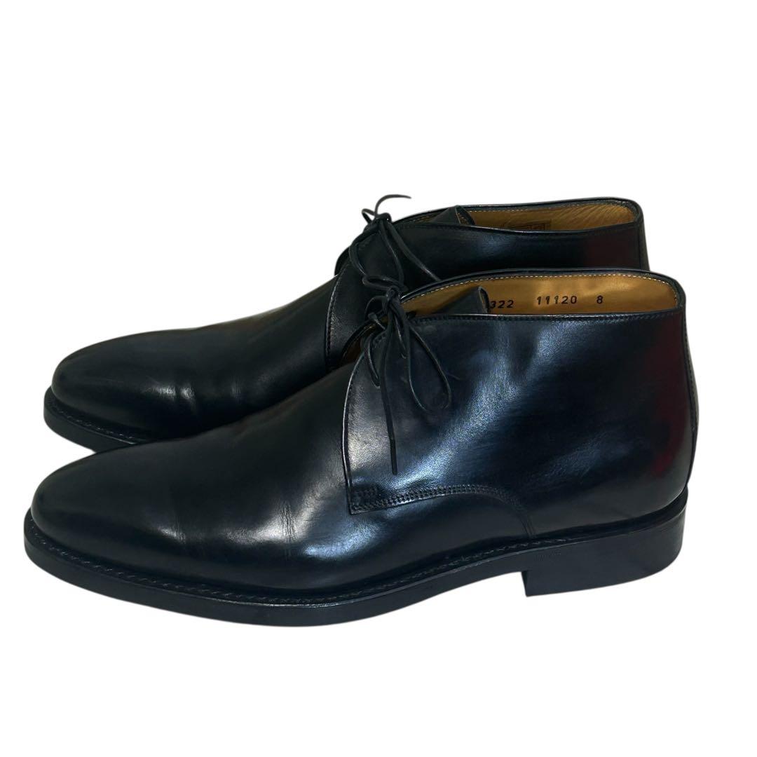 極美品 ジャランスリワヤ チャッカブーツ ブラック ダイナイトソール 26cm