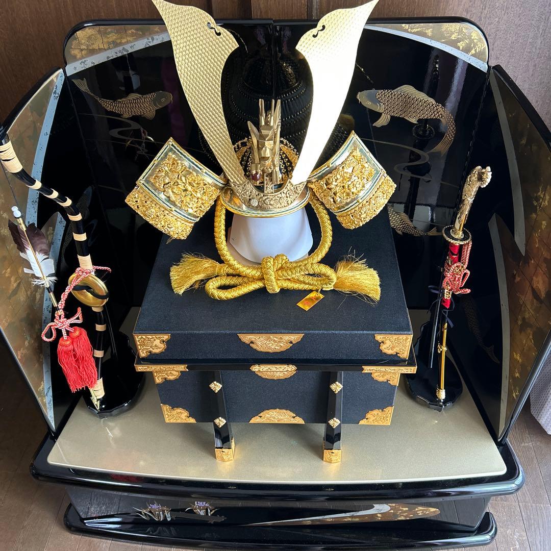 兜飾りセット　平安翠雲