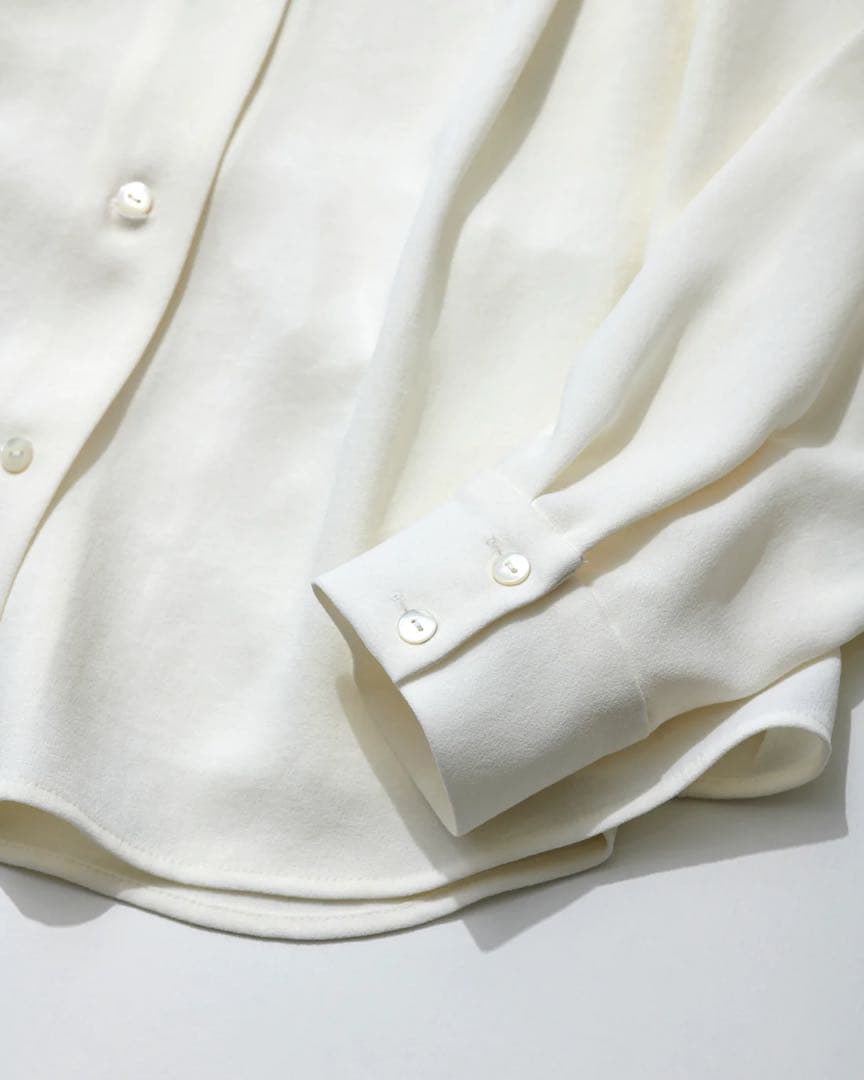 新品 soeju ソージュ ジョーゼットリボンブラウス