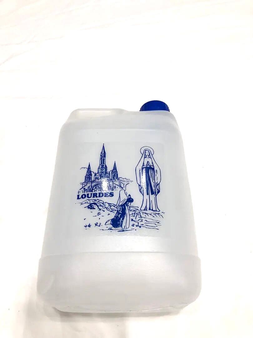 (聖地巡礼)(フランス・ルルド地方)ルルドの泉でくんだ奇跡の聖水＊大容量