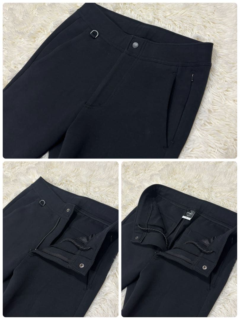 【極美品】FCRB テックスウェットフラットヘムパンツ ブラック 5ポケット S