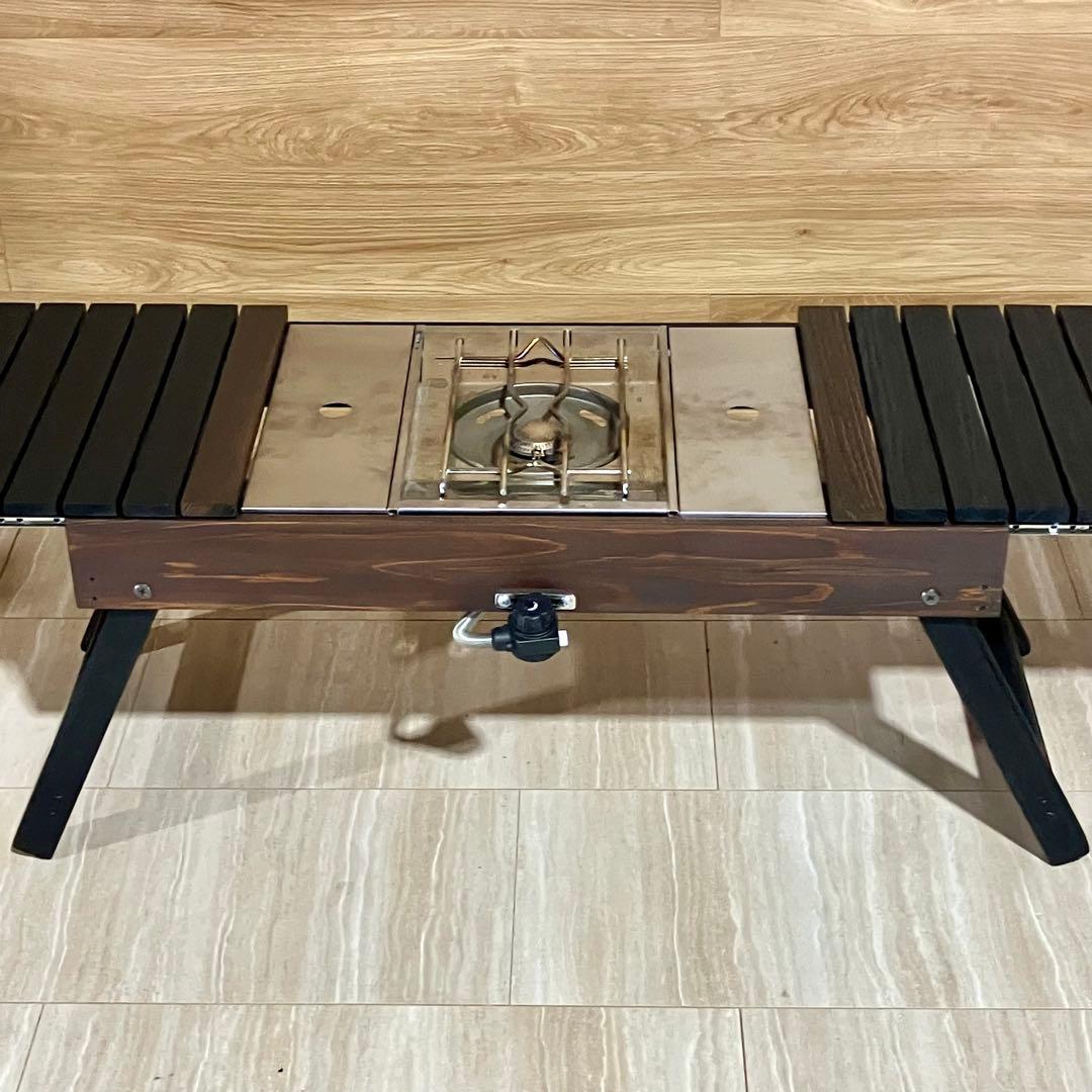 き*ん様 IGTテーブル THEBOX ブラック×ウォルナットMIX塗装品　在庫