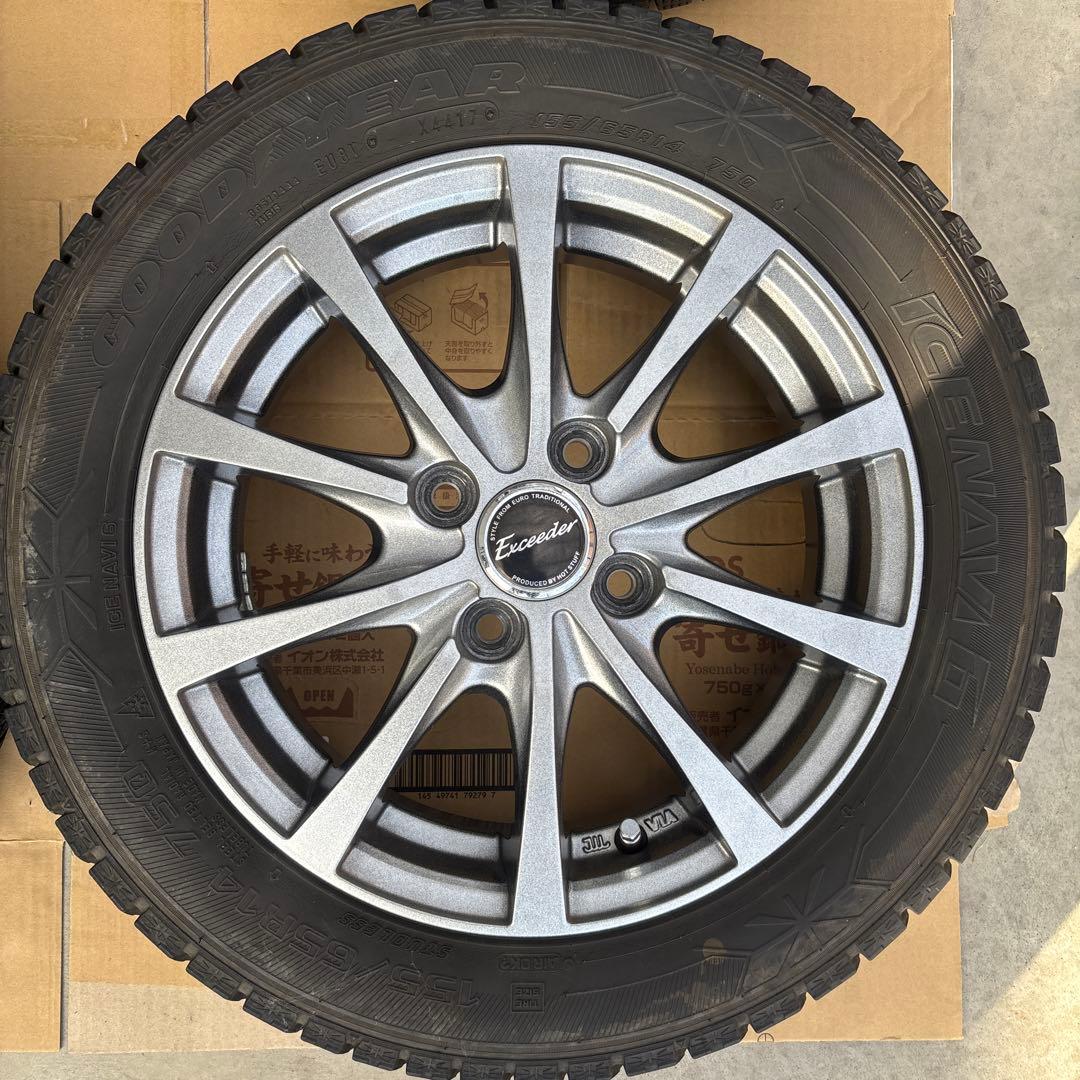 Exceeder ICE NAVI 6 14インチタイヤセット
