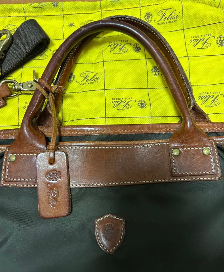H*o様 FELISI フェリージ ビジネスバッグ 1724 ダークブラウン