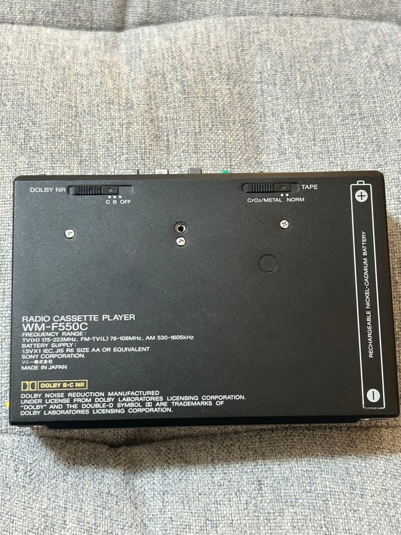 SONY WALKMAN WM-F550C カセットプレーヤー ジャンク品