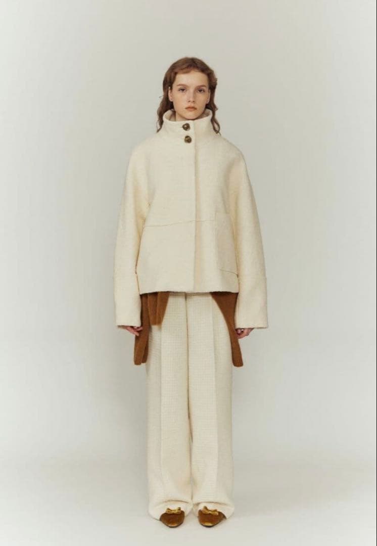 ジャケット・アウター Eaphi STAND COLLAR COAT