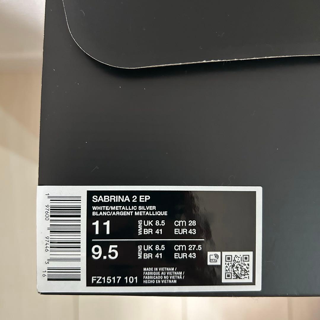 シューズ(男性用) NIKE SABRINA 2 27.5cm