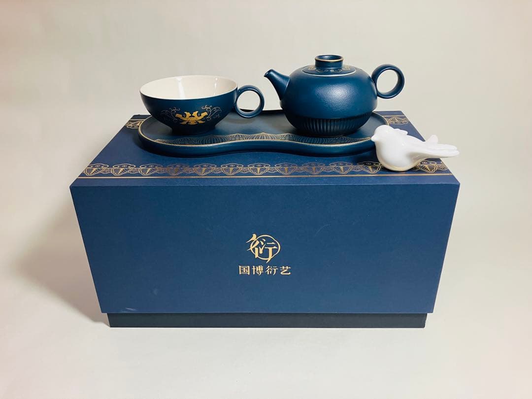 【新品】中国国家博物館　寄付返礼品　海晏河清　中国茶器セット