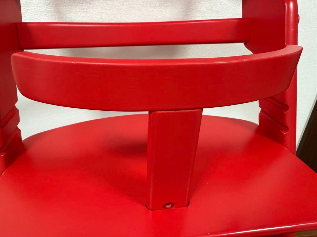 【美品】すくすくチェア　スクスクチェアーEX テーブル&カード付き　レッド