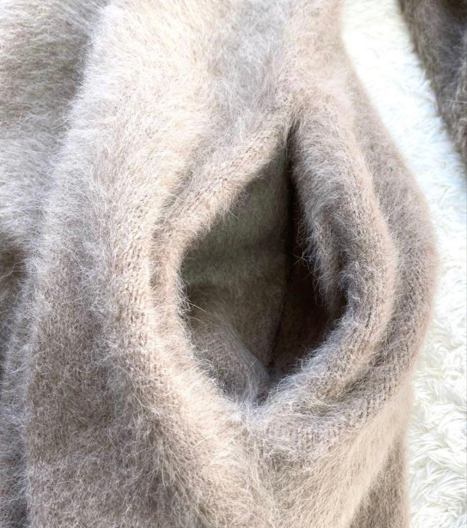 IENA イエナ フォックスカシミヤVネック カーディガン ベージュ