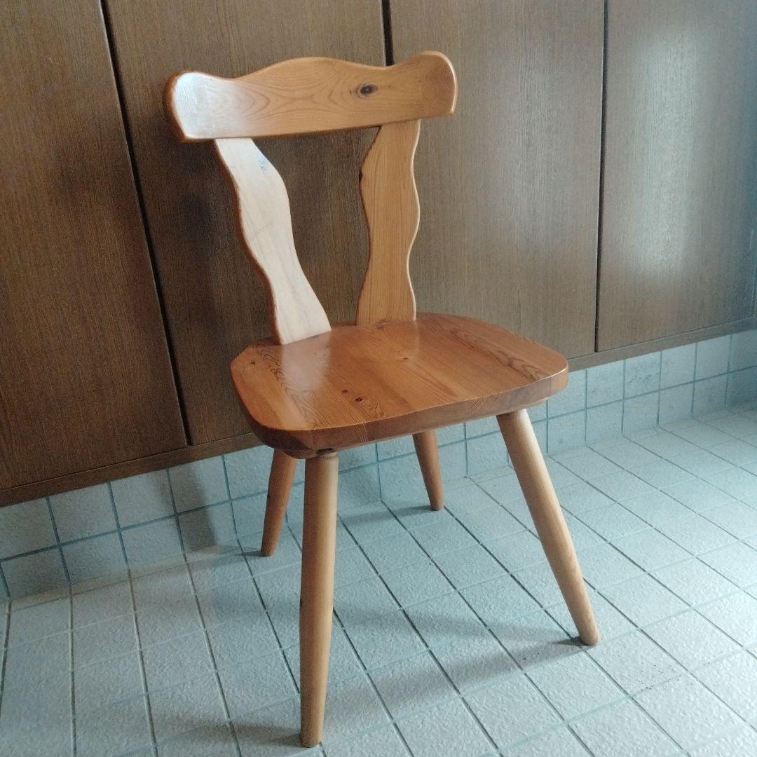 デンマークヴィンテージ/天然木/無垢/カントリーチェア/椅子/レトロ