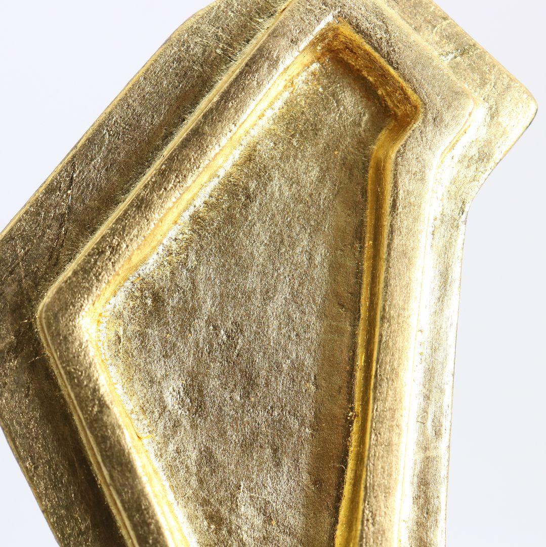 山崎窯 浅野紫仙作 銀杏ちらし 香合 茶道具 共箱　V901　N8