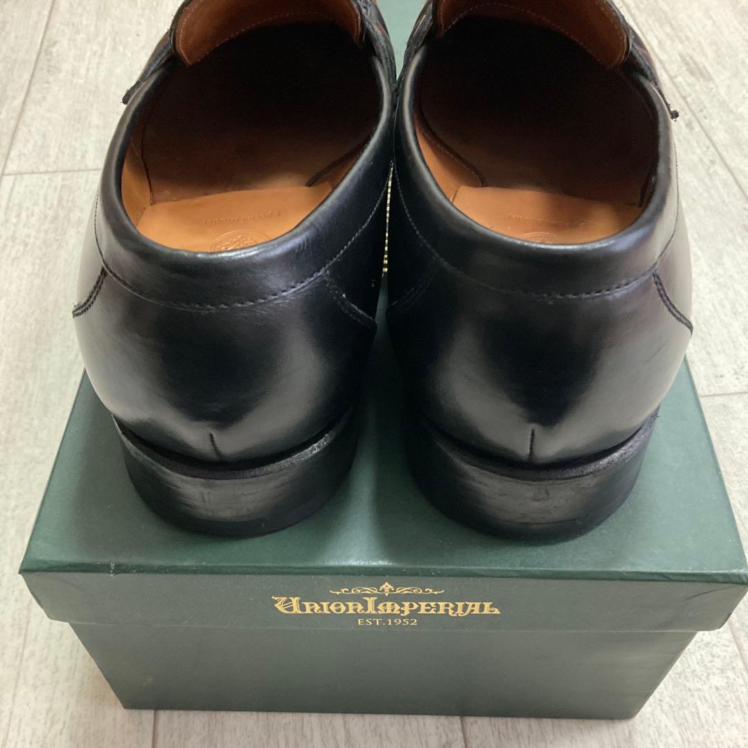 ユニオンインペリアル　ローファーU2004 黒　サイズ7